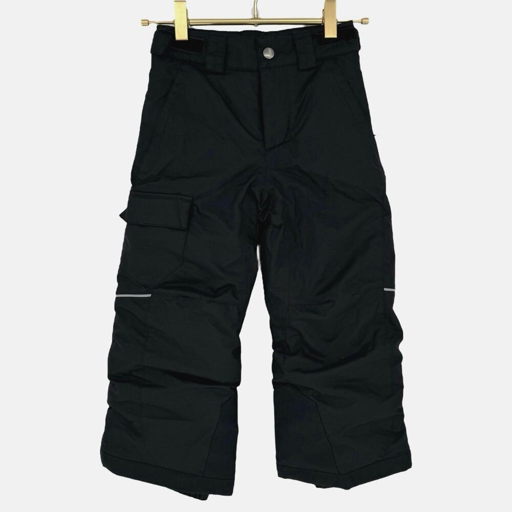 Columbia Kids Ski Pants Black Fleece Lined Winter XXS Outdoors